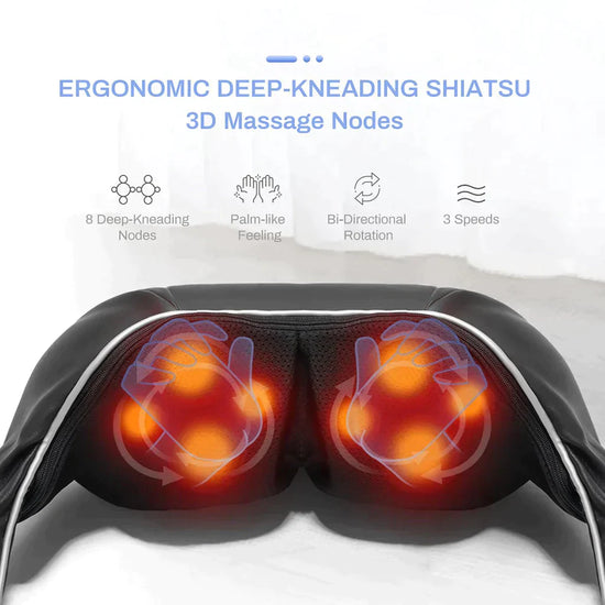 Heated Neck & Shoulder Wrap Massager