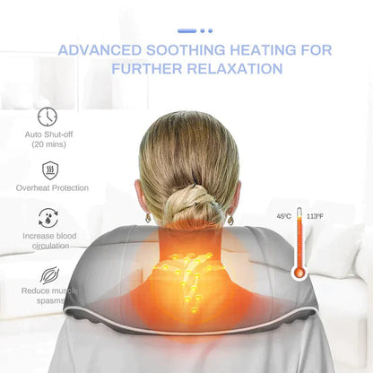 Heated Neck &amp; Shoulder Wrap Massager