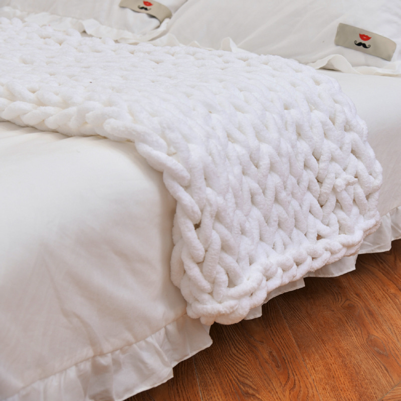 Chunky Knit Weighted Blanket – Cozy Calming Comfort