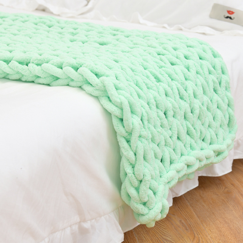 Chunky Knit Weighted Blanket – Cozy Calming Comfort