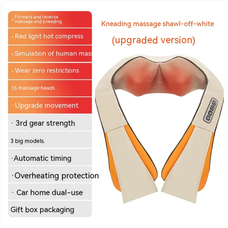 Heated Neck &amp; Shoulder Wrap Massager