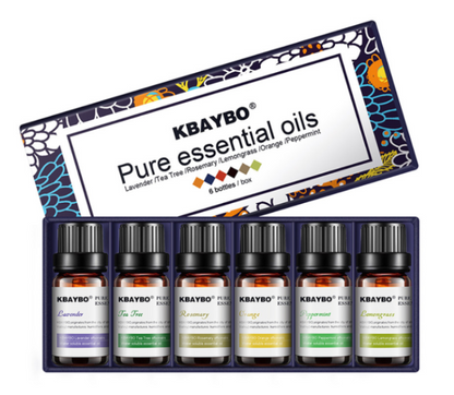 Aromatherapy Essential Oil Set – 6 Relaxing Scents