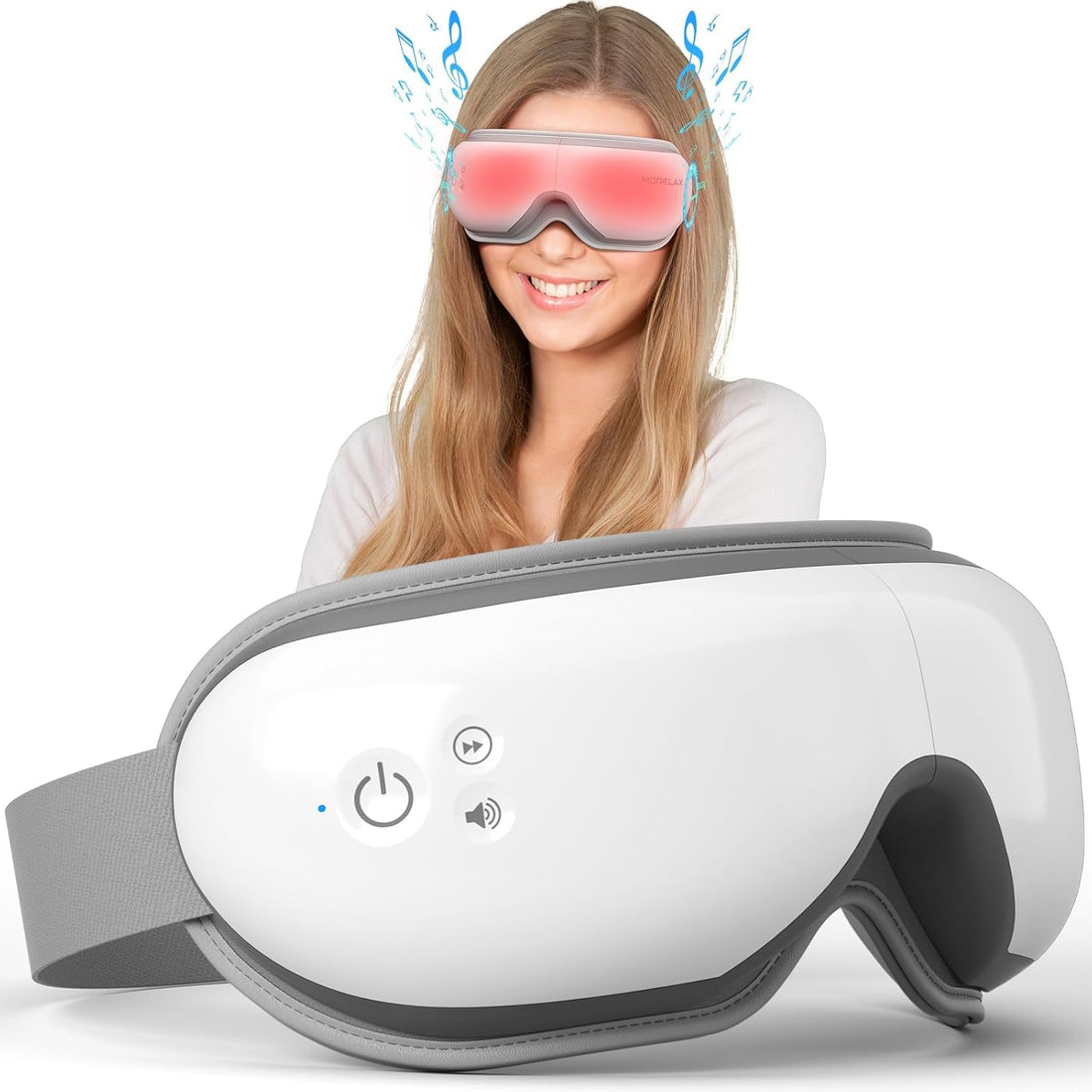 Bluetooth Eye Massager with Heat &amp; Air Pressure