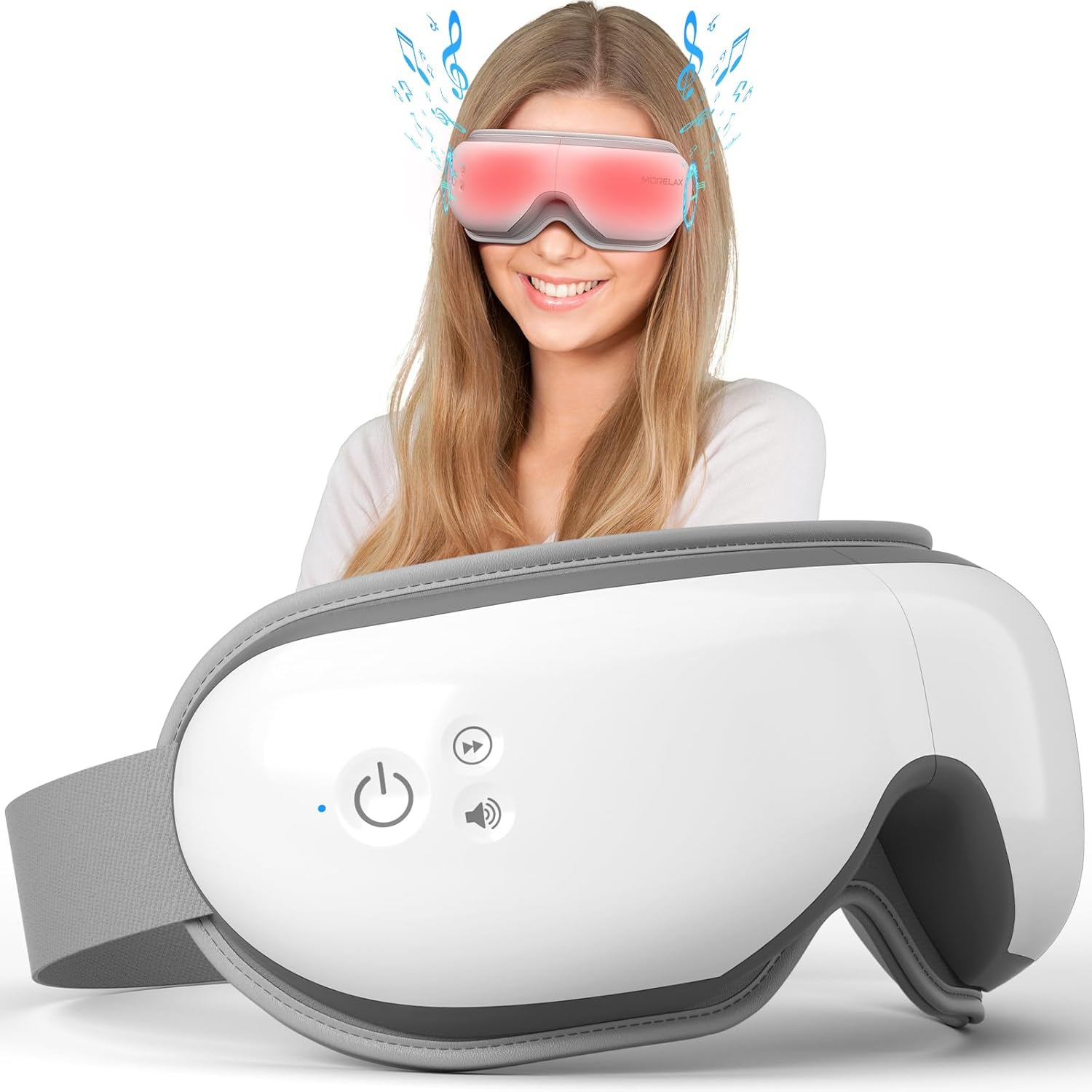 Bluetooth Eye Massager with Heat &amp; Air Pressure