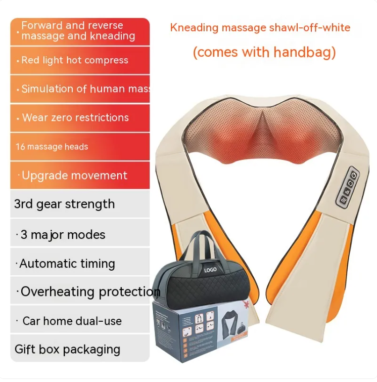 Heated Neck &amp; Shoulder Wrap Massager
