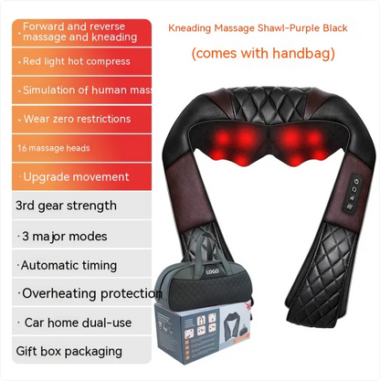 Heated Neck &amp; Shoulder Wrap Massager