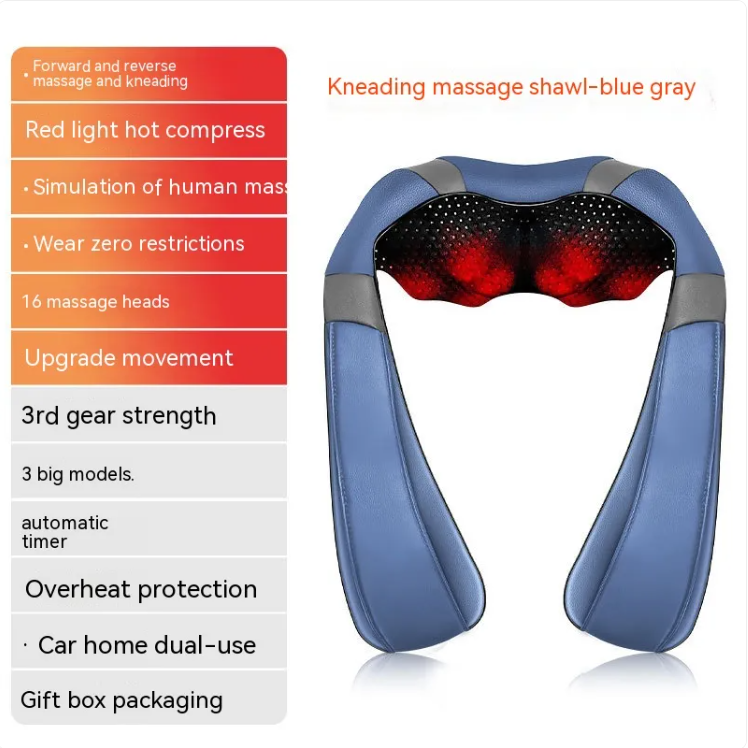 Heated Neck &amp; Shoulder Wrap Massager