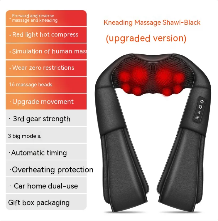 Heated Neck &amp; Shoulder Wrap Massager
