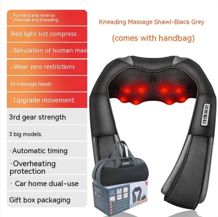 Heated Neck &amp; Shoulder Wrap Massager