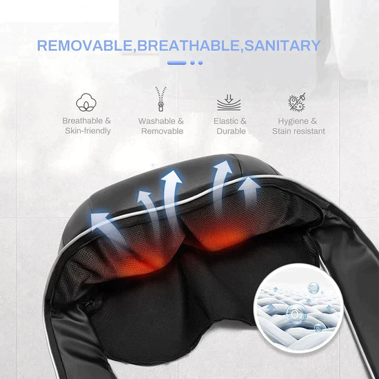 Heated Neck &amp; Shoulder Wrap Massager