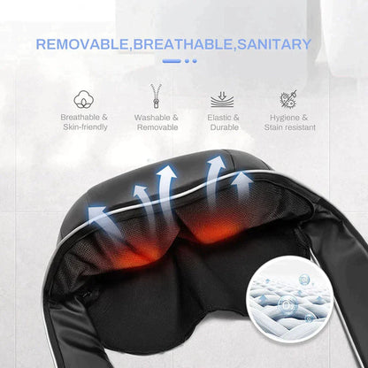 Heated Neck &amp; Shoulder Wrap Massager
