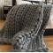 Chunky Knit Throw Blanket – Cozy Handwoven Decor