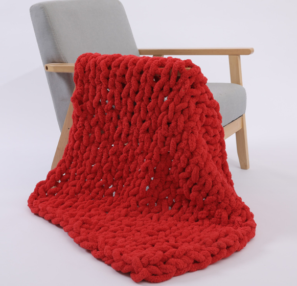Chunky Knit Weighted Blanket – Cozy Calming Comfort