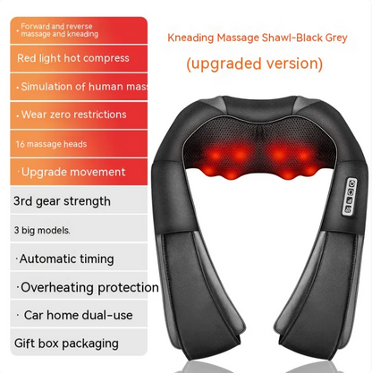 Heated Neck &amp; Shoulder Wrap Massager