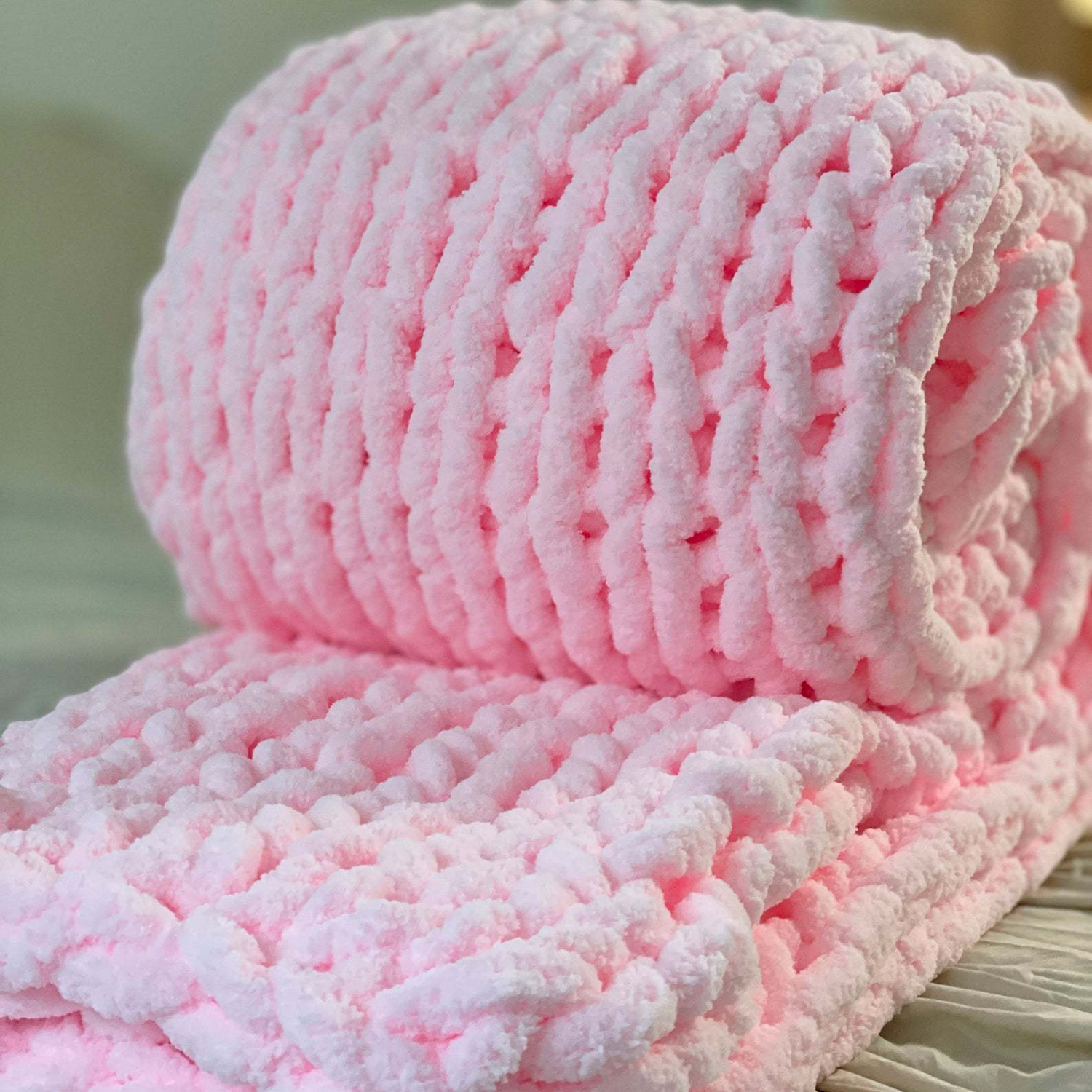 Chunky Knit Weighted Blanket – Cozy Calming Comfort