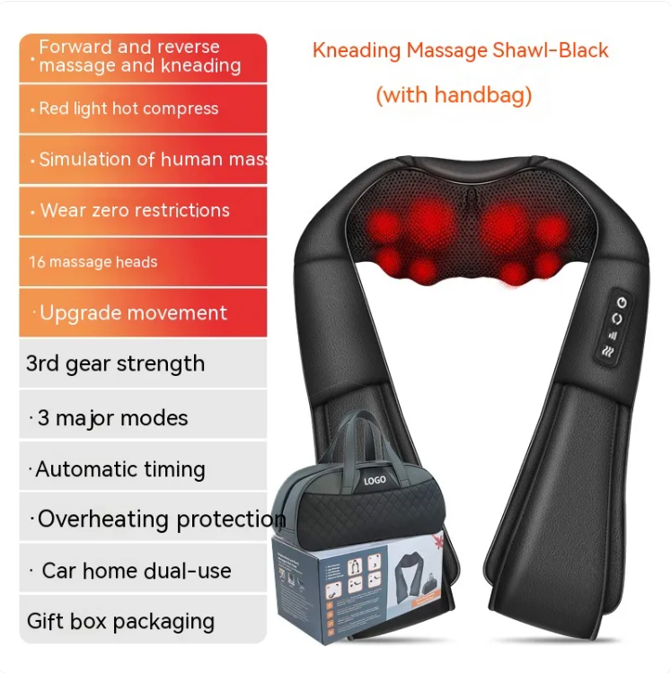 Heated Neck &amp; Shoulder Wrap Massager